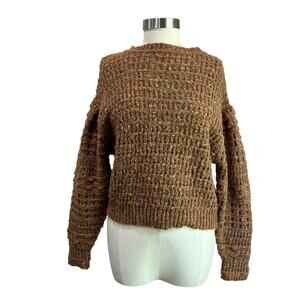 Universal Thread Brown Marled Cozy Knit Sweater Size Small